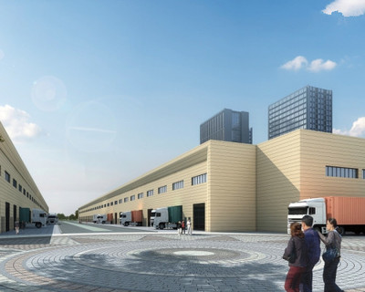 東南商貿(mào)物流園建設干勁足